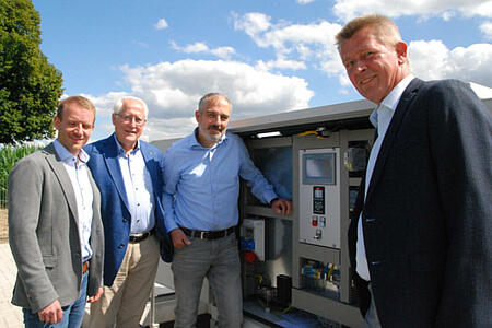 Die neue Pumpstation des Wasserverbands Wittlage in Rulle leitet Wasser ins Wasserwerk Engter-Niewedde.
