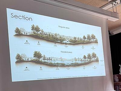 Präsentation der wasserbaulichen Ideen
