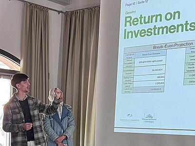 Präsentation des Return on Investment